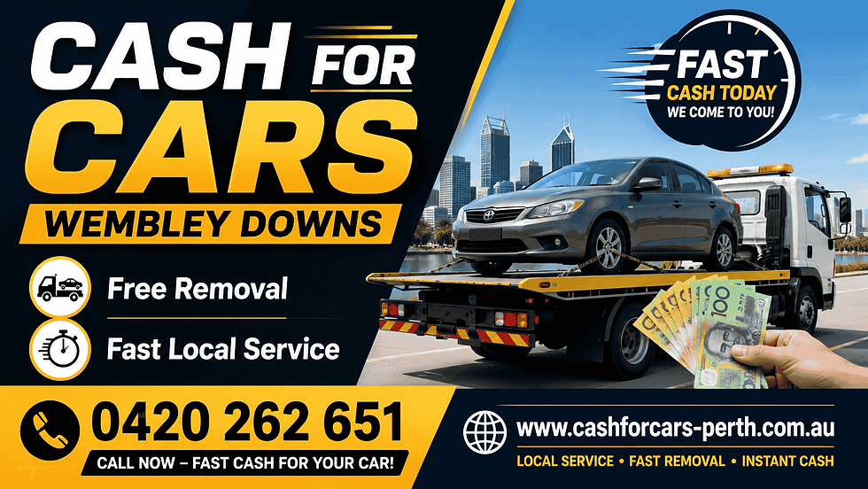 Cash for Cars Wembley Downs with Free Removal and Fast Local Service