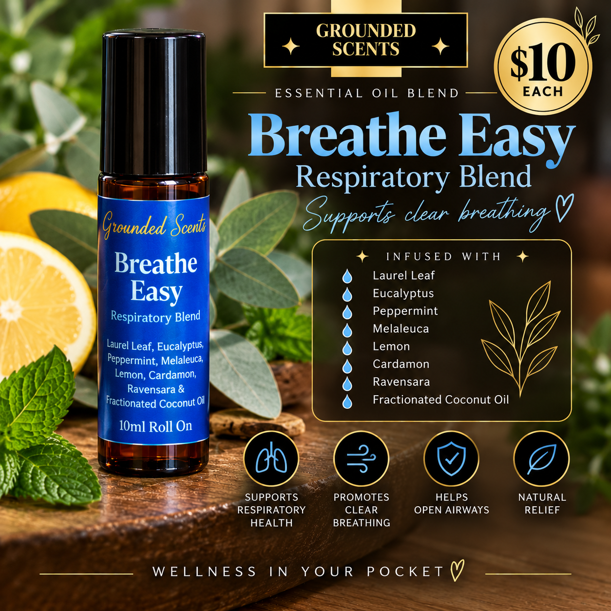 Breathe Easy Blend 10ml