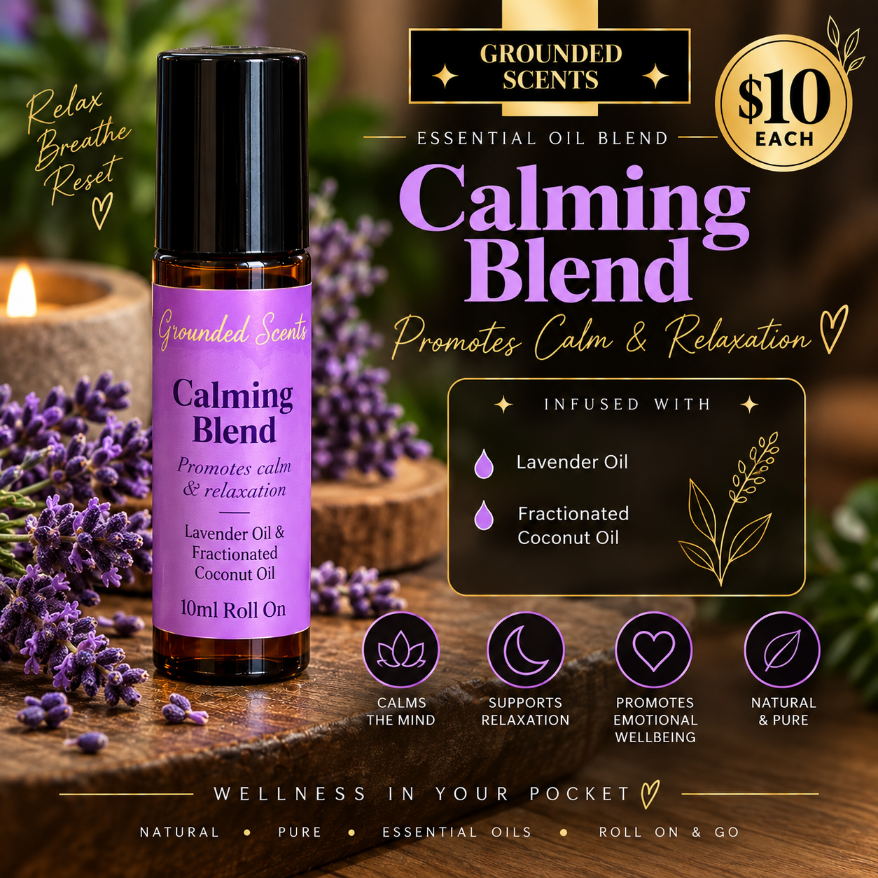 Calming Blend Roll On 10ml