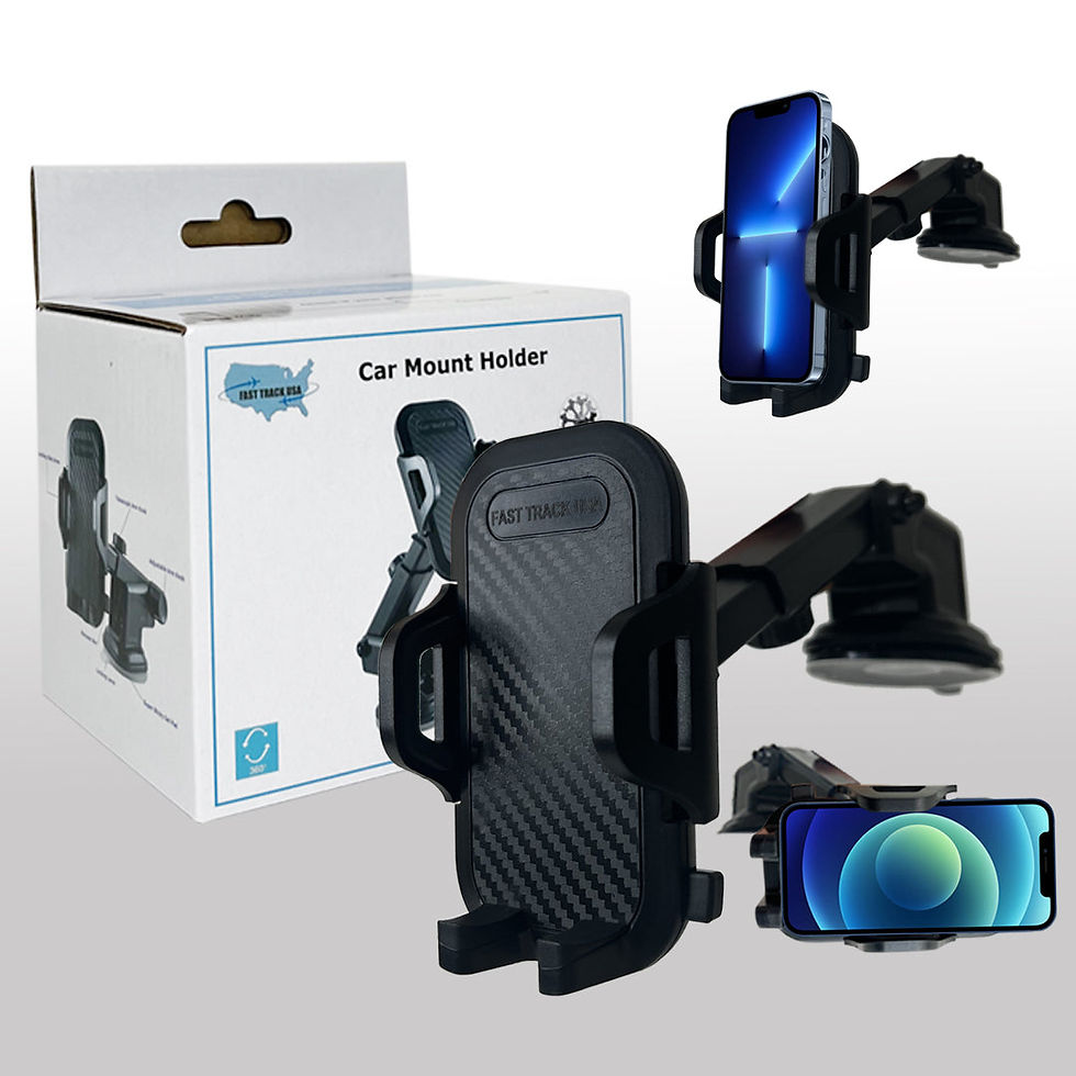 Thumbnail: Car Phone Mount Holder with Adaptable Cradle Adjustable Long Neck