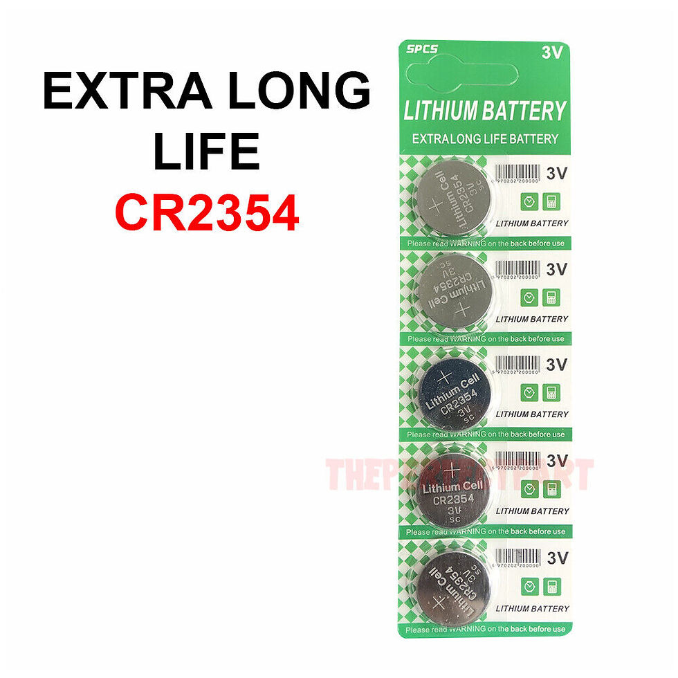 Thumbnail: 5 PCS CR2354 Lithium Battery 3V Button Cell Computer Portable Devices EXTRA LIFE