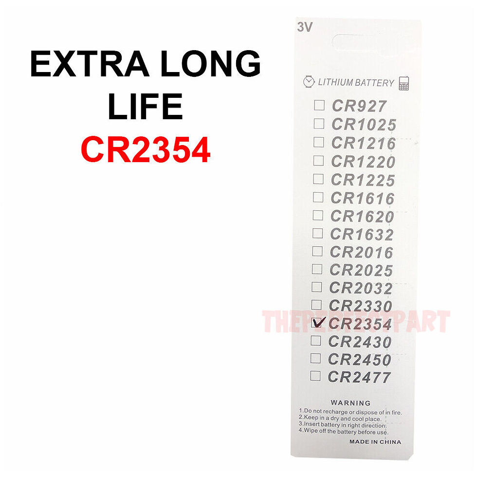 Thumbnail: 5 PCS CR2354 Lithium Battery 3V Button Cell Computer Portable Devices EXTRA LIFE