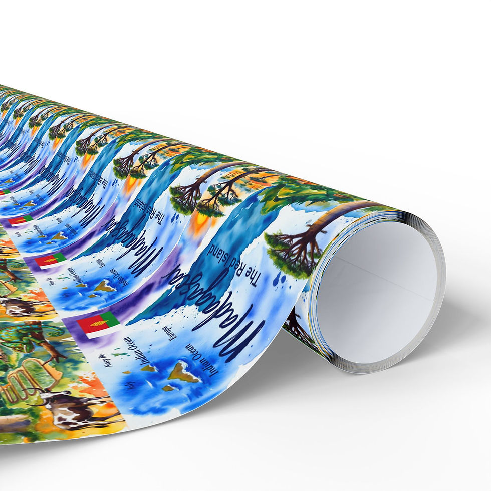 Thumbnail: Montenegro Gift Wrap Paper roll with cultural design