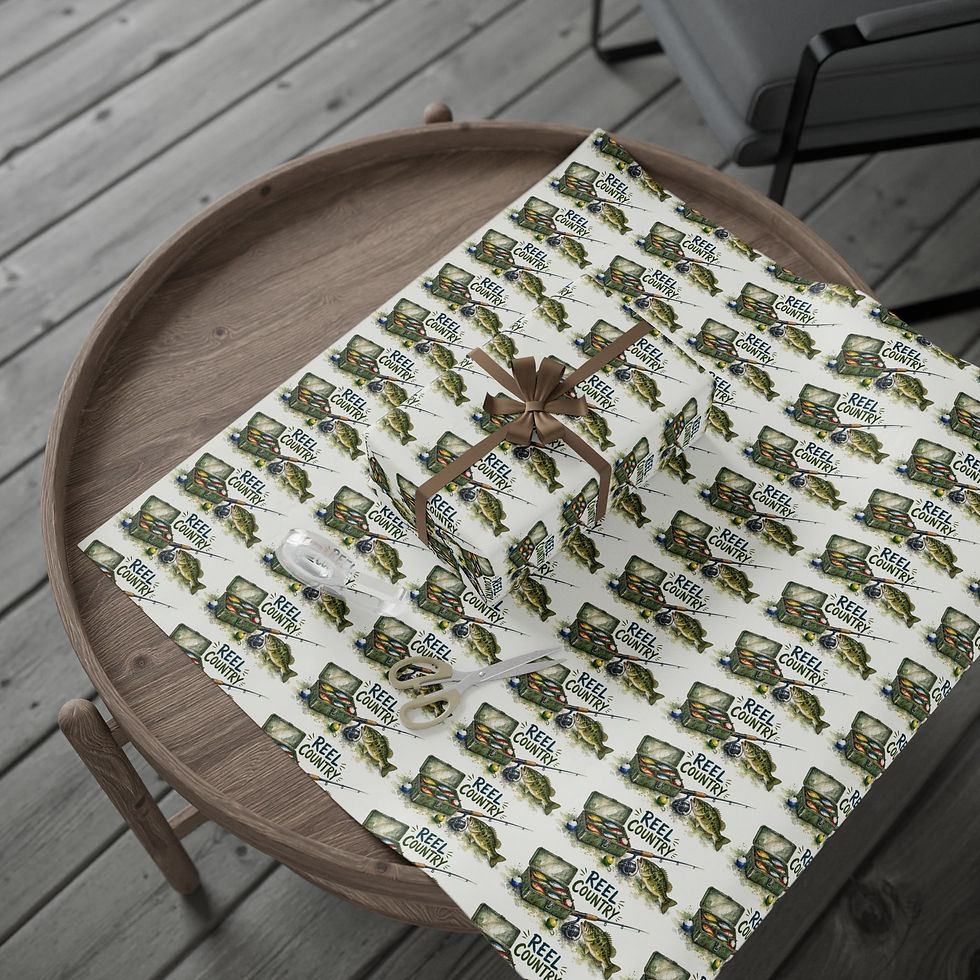 Thumbnail: Tackle Box Wrapping Paper | Gift for Anglers