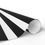 Thumbnail: Rolled black and white striped wrapping paper, ready to wrap gifts. High Oak Paper