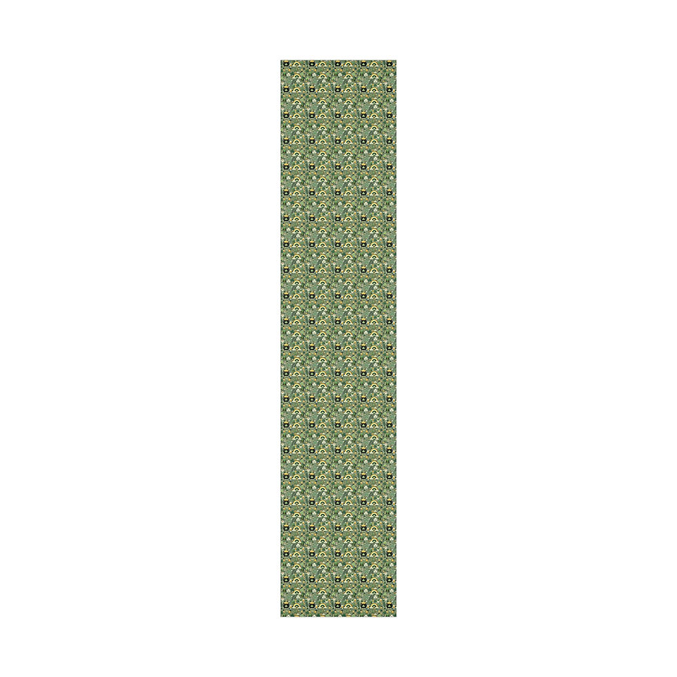 Thumbnail: Green wrapping paper with shamrock pattern. Saint Patrick's Day Gift Wrapping Paper. Irish Holiday.