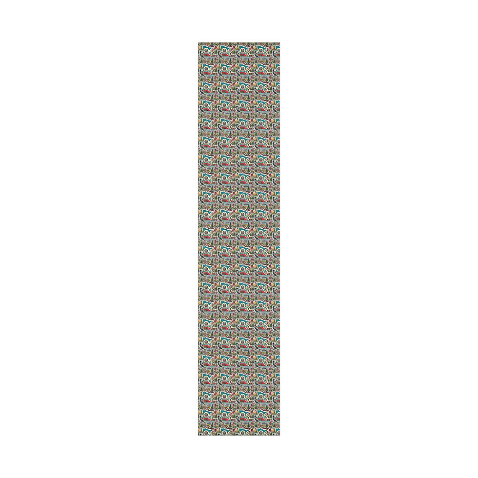 Thumbnail: Wrapping paper with a patterned design, green and brown. Tennessee Gift Wrapping Paper.