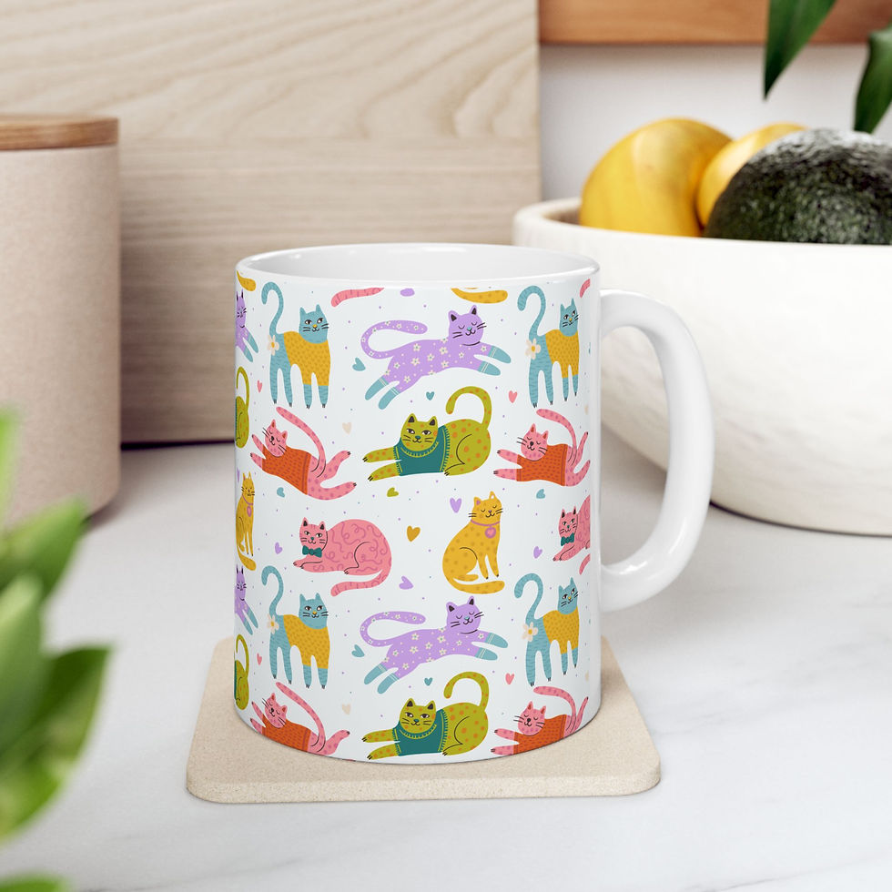 Thumbnail:  Cats Coffee Mug 11oz 15oz | Gift for Cat Moms