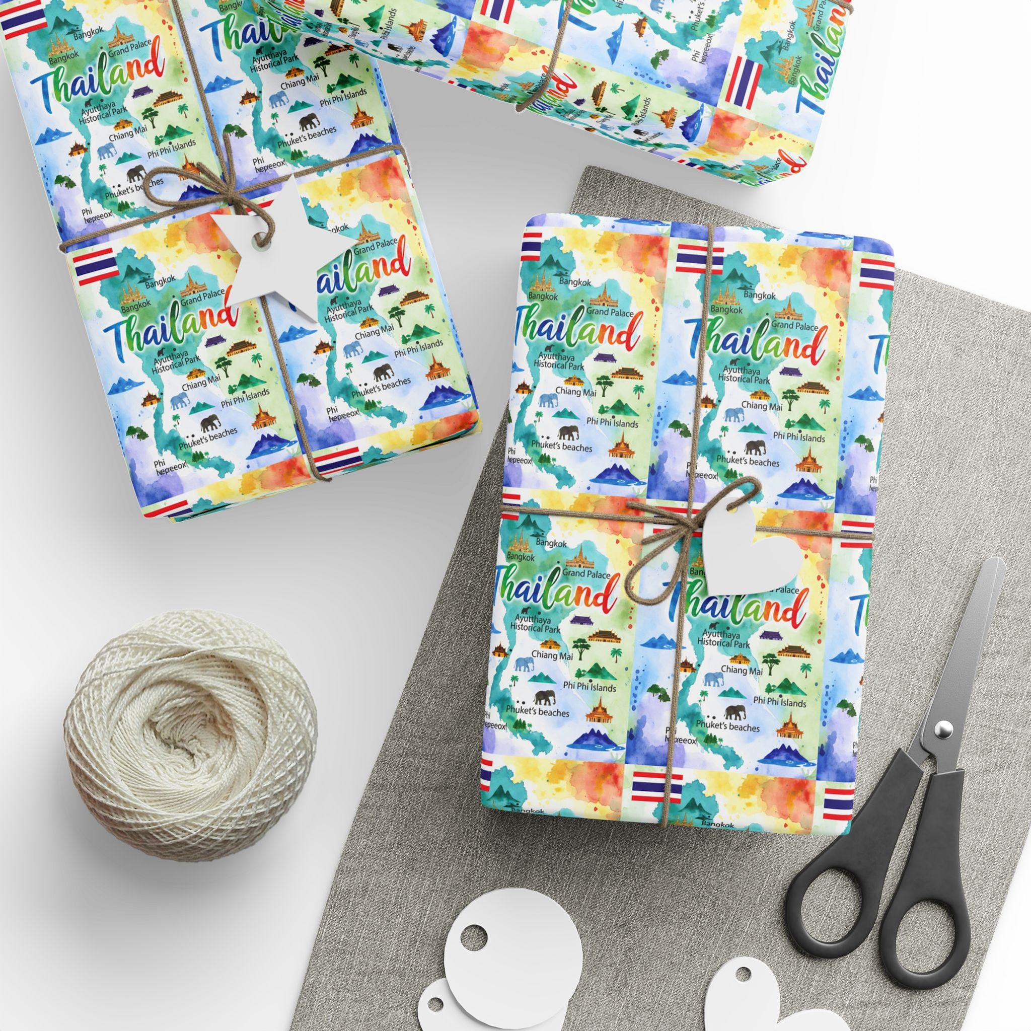 Vietnam Gift Wrapping Paper | Vietnamese Travel Theme Gift Wrap 