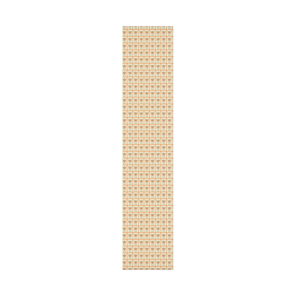 Thumbnail: Beige placemat with dotted pattern; rectangular design for dining table decor.