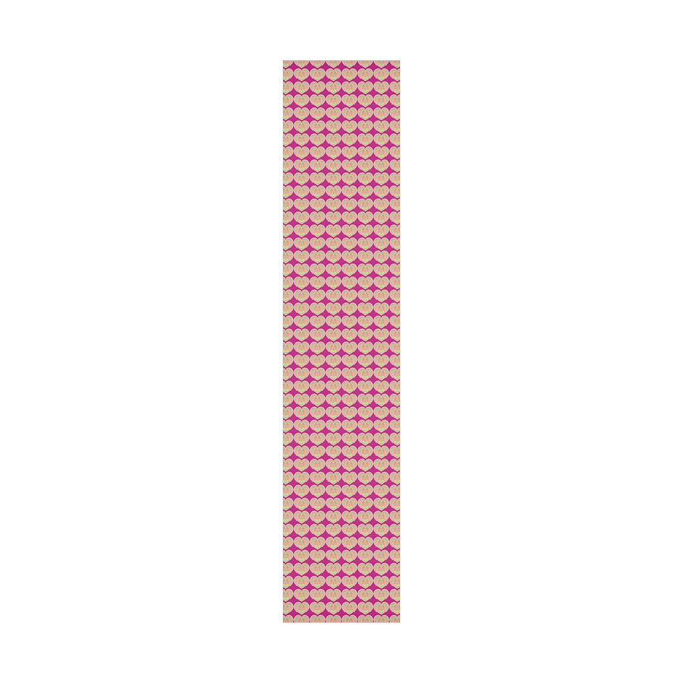Thumbnail: Vertical pink patterned gift wrap. Beach Gift Wrapping Paper. Simple design on white background.