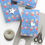 Thumbnail: Labubu-Inspired Gift Wrapping Paper | Cute Blue Character and Heart Pattern