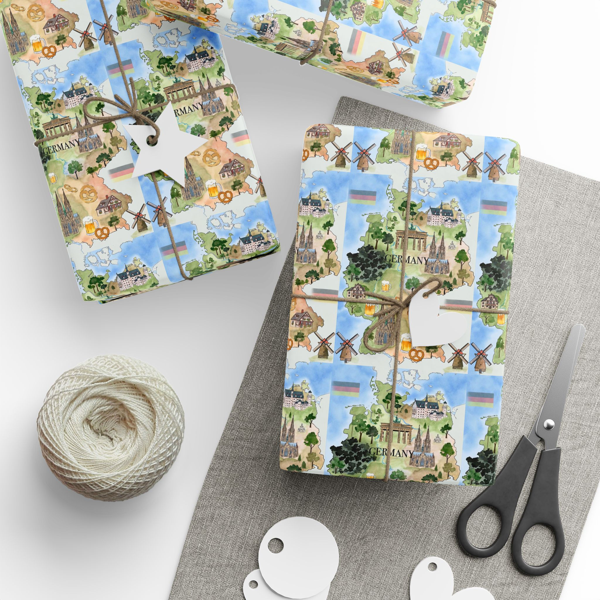 Germany Gift Wrapping Paper | Unisex Cultural Gift Wrap | German Heritage Gift