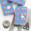 Thumbnail: Labubu-Inspired Gift Wrapping Paper | Cute Blue Character and Heart Pattern