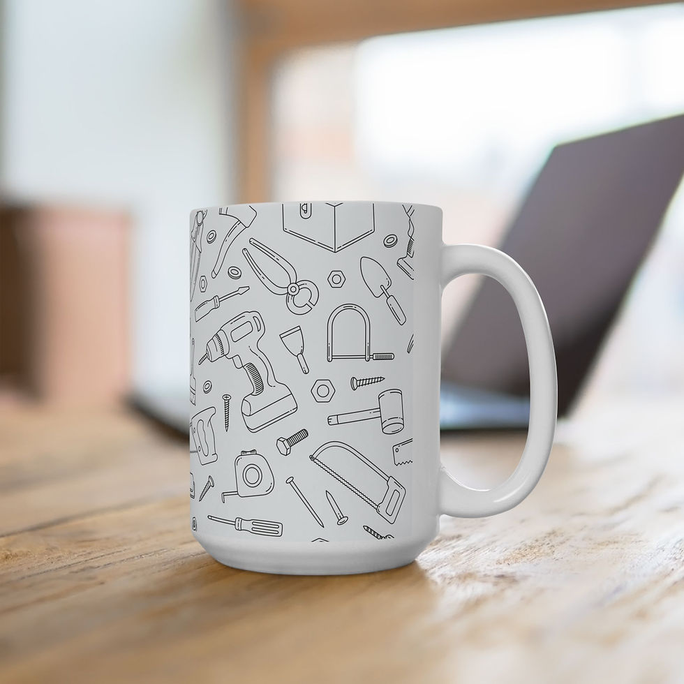 Thumbnail: Tool Coffee Mug 11oz 15oz | Gift for Handymen and Carpenters