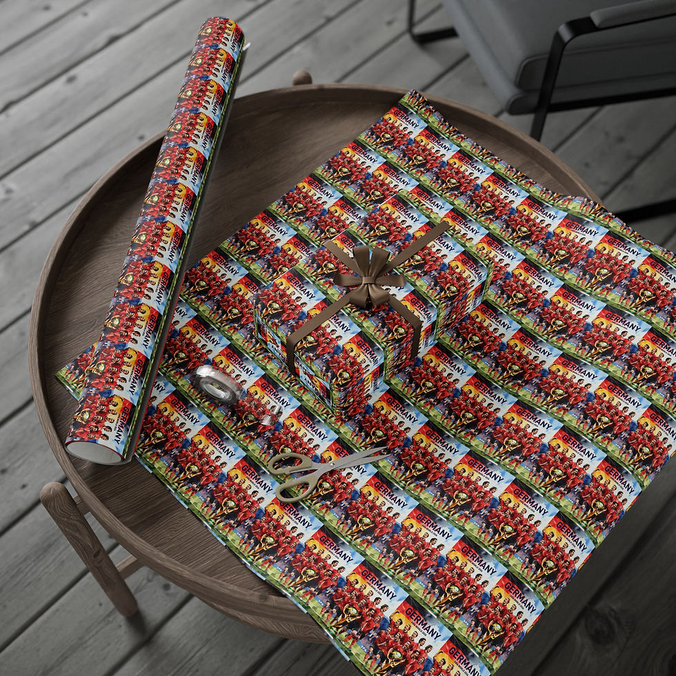Thumbnail: Germany National Team Soccer Gift Wrapping Paper | 2026 World Cup Heroes