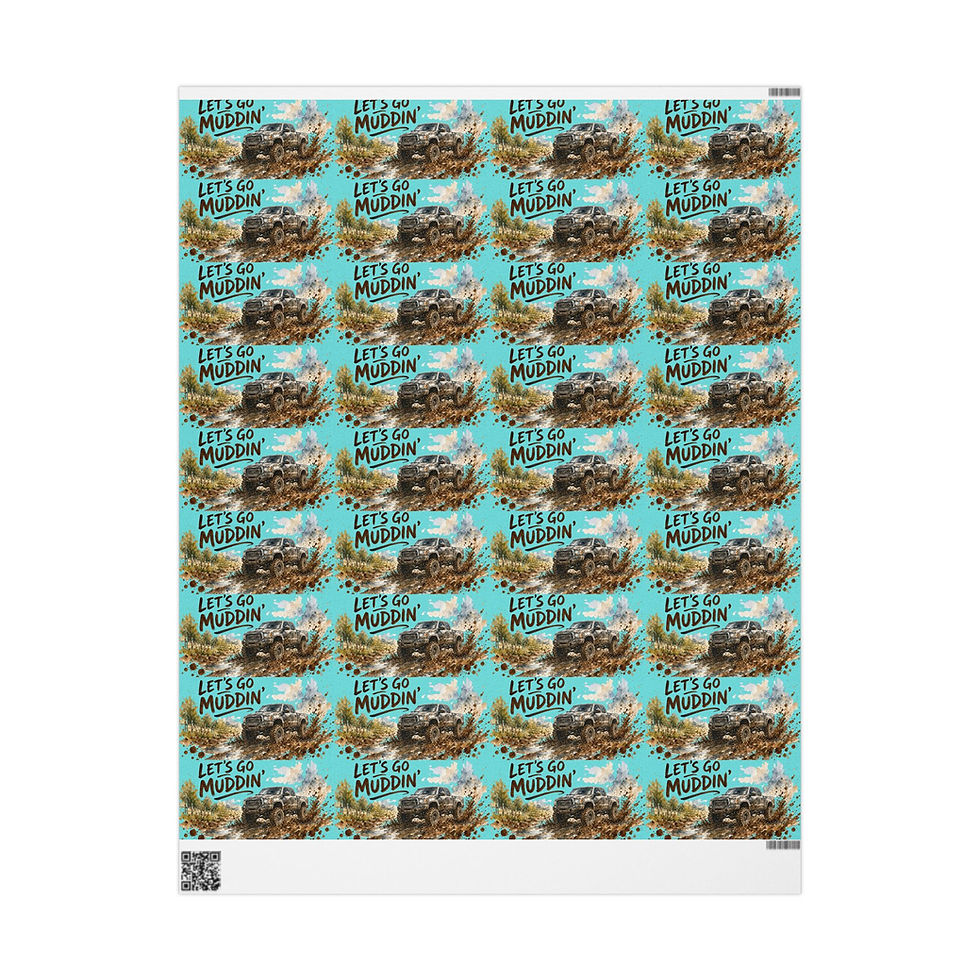 Thumbnail: Truck Wrapping Paper | Gift for Mud Lovin Boys
