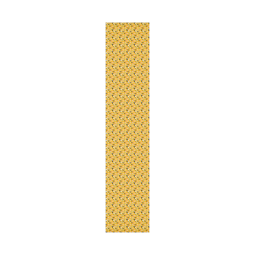 Thumbnail: Yellow patterned paper roll. A detail of the wrapped gift. Taguara Americana.