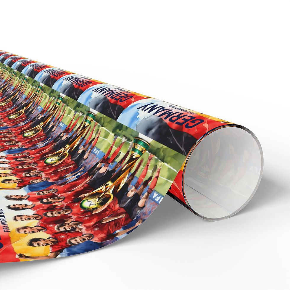 Thumbnail: Germany National Team Soccer Gift Wrapping Paper | 2026 World Cup Heroes