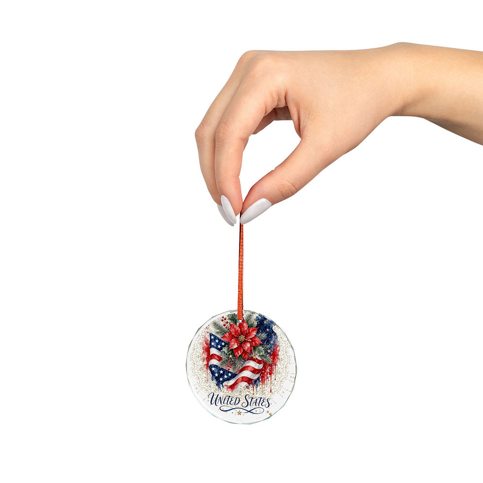 Thumbnail: United States Glass Ornament | Cultural Keepsake for Americans