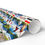 Thumbnail: Austria landmarks gift wrapping paper roll. Austria, Salzburg, flags, and cultural images.
