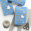 Thumbnail: Fishing Lover Gift Wrapping Paper | Blue Background with Freshwater Fish Pattern