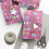 Thumbnail: Pink Background Garden Gift Wrapping Paper | Farming Tools, Plants & Veggies 