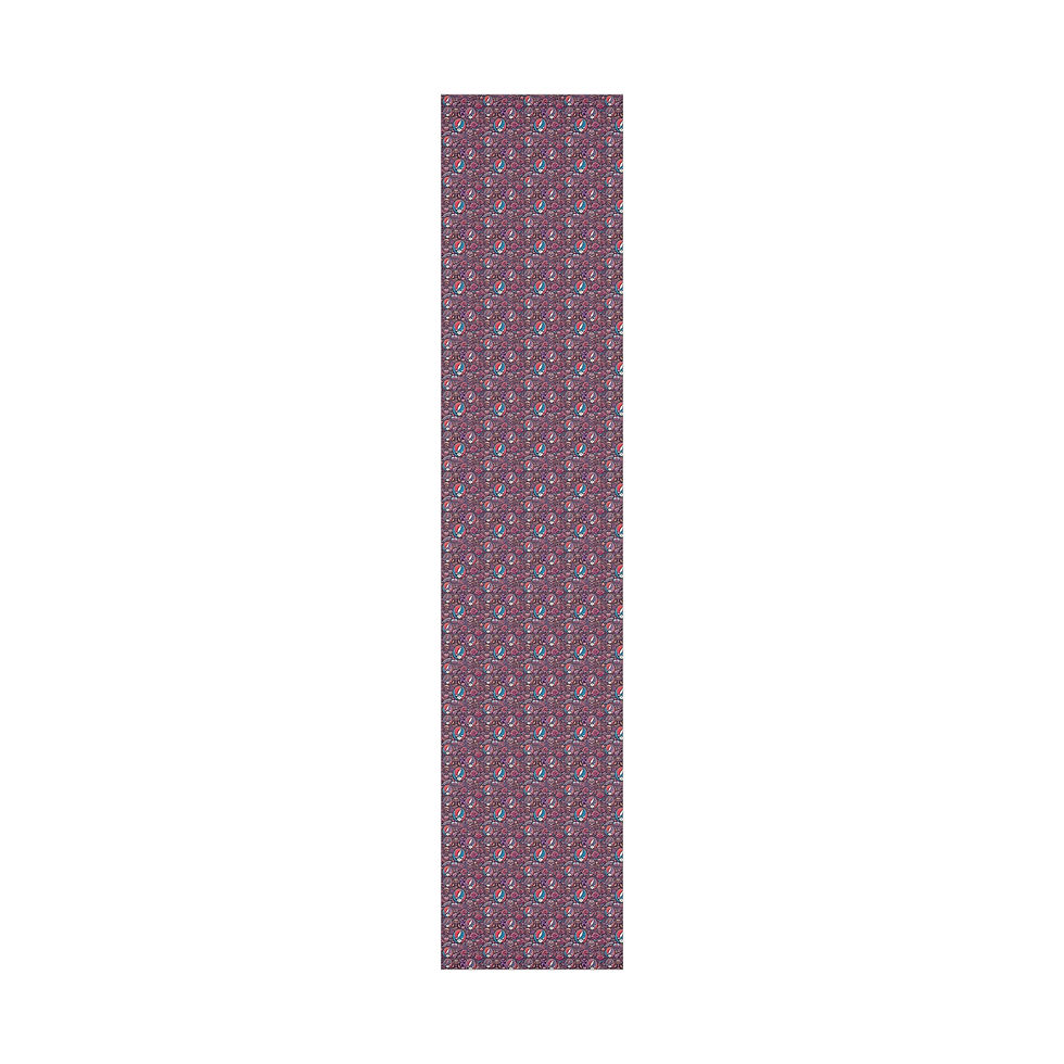 Thumbnail: Vertical strip with patterned design featuring purple dots; Washington Gift Wrapping Paper