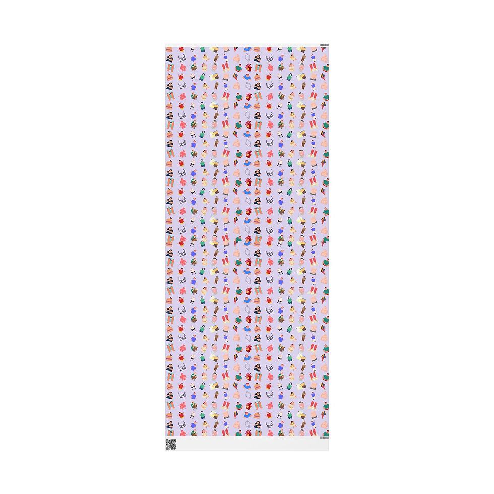 Thumbnail: Obesity Gift Wrap | Over Weight Wrapping Paper