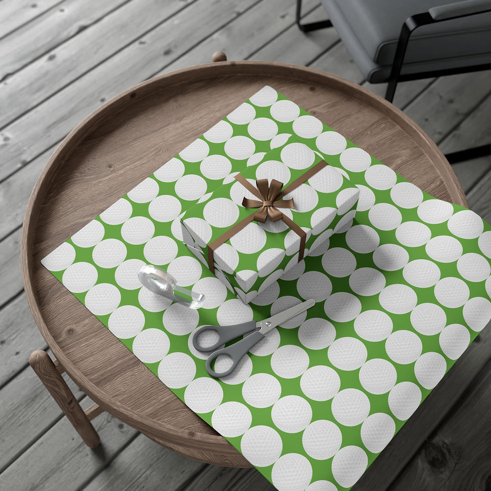 Thumbnail: Gift-wrapped present on wrapping paper with scissors and a spoon.