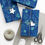Thumbnail: Coral Reef Inspired Gift Wrapping Paper | Deep Blue Sea Wrap with Coral Pattern