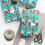 Thumbnail: Wrapped gifts with wrapping paper featuring a man's face, scissors, and string. 50th Birthday Gift Wrapping Paper
