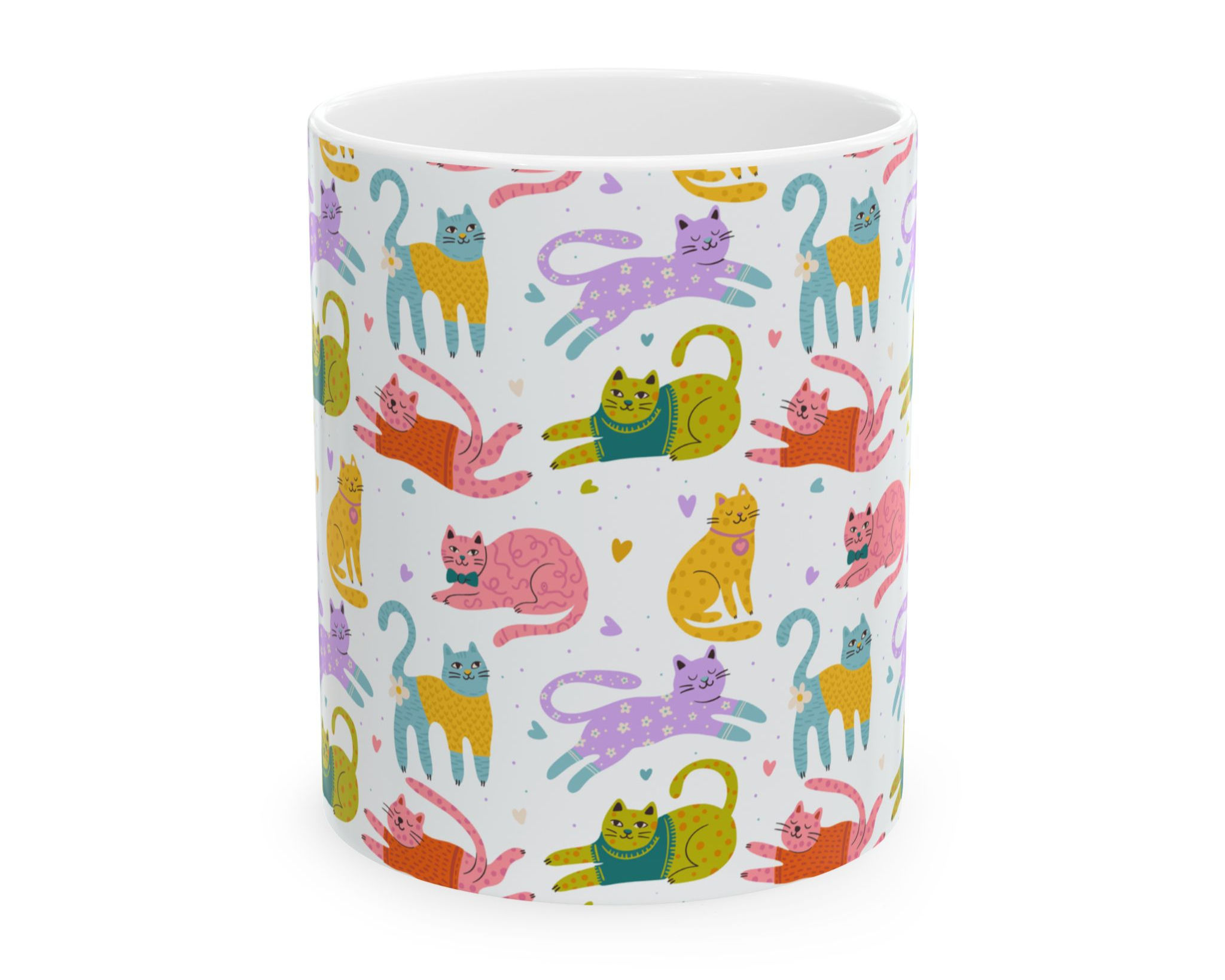 Cats Coffee Mug 11oz 15oz | Gift for Cat Moms