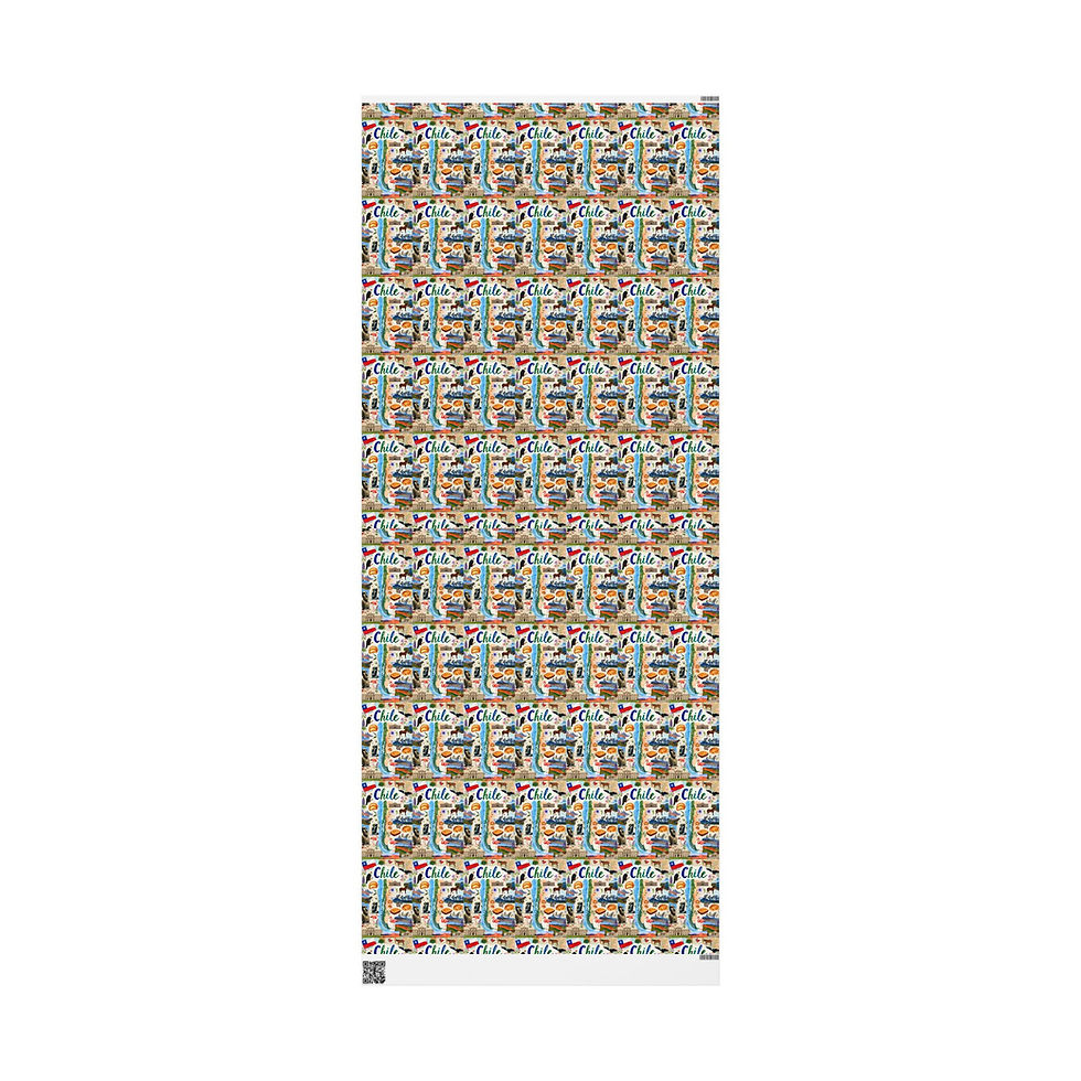 Thumbnail: Wrapping paper with colorful pattern; Finland Gift Wrapping Paper. Decorative paper background.
