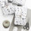 Thumbnail: Black and White Sewing Gift Wrap | Hand Drawn Thread, Scissors and Needles 