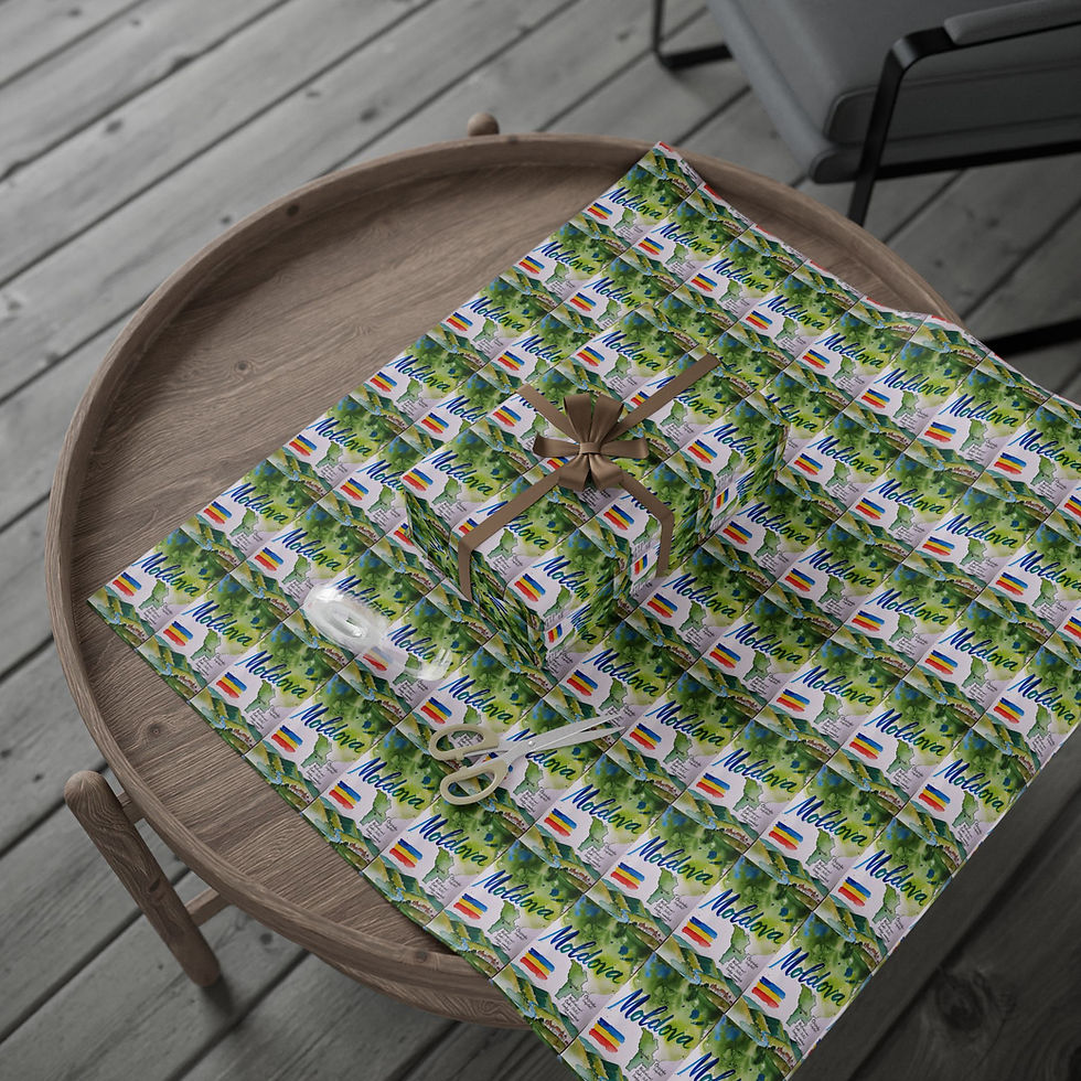 Thumbnail: Montenegro Gift Wrap Paper with cultural pattern