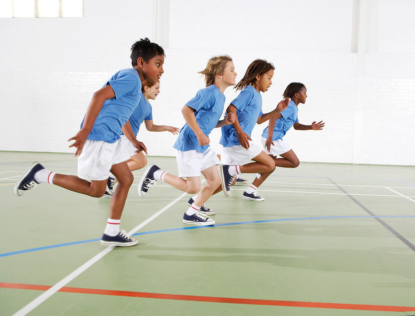 Kids Running Indoors
