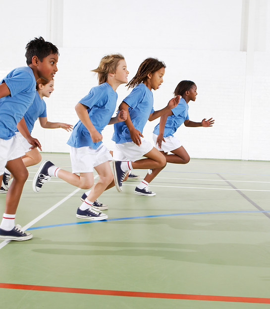 Kids Running Indoors