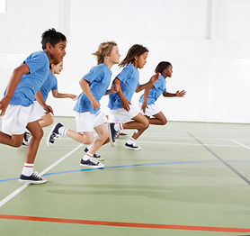 kids running
