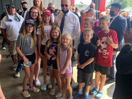 Joe Biden with MAGA Kids | Sep 11, 2021