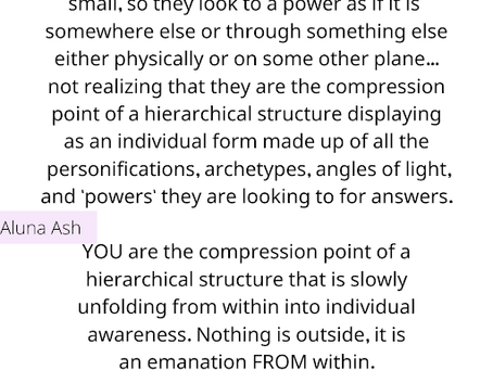 Nothing is Outside, it is an Emanation From Within | Aluna Ash