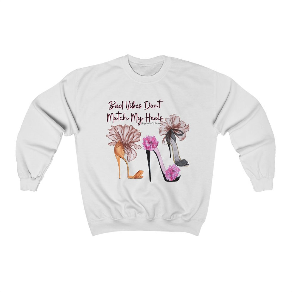 Bad Vibes Unisex Heavy Blend™ Crewneck Sweatshirt