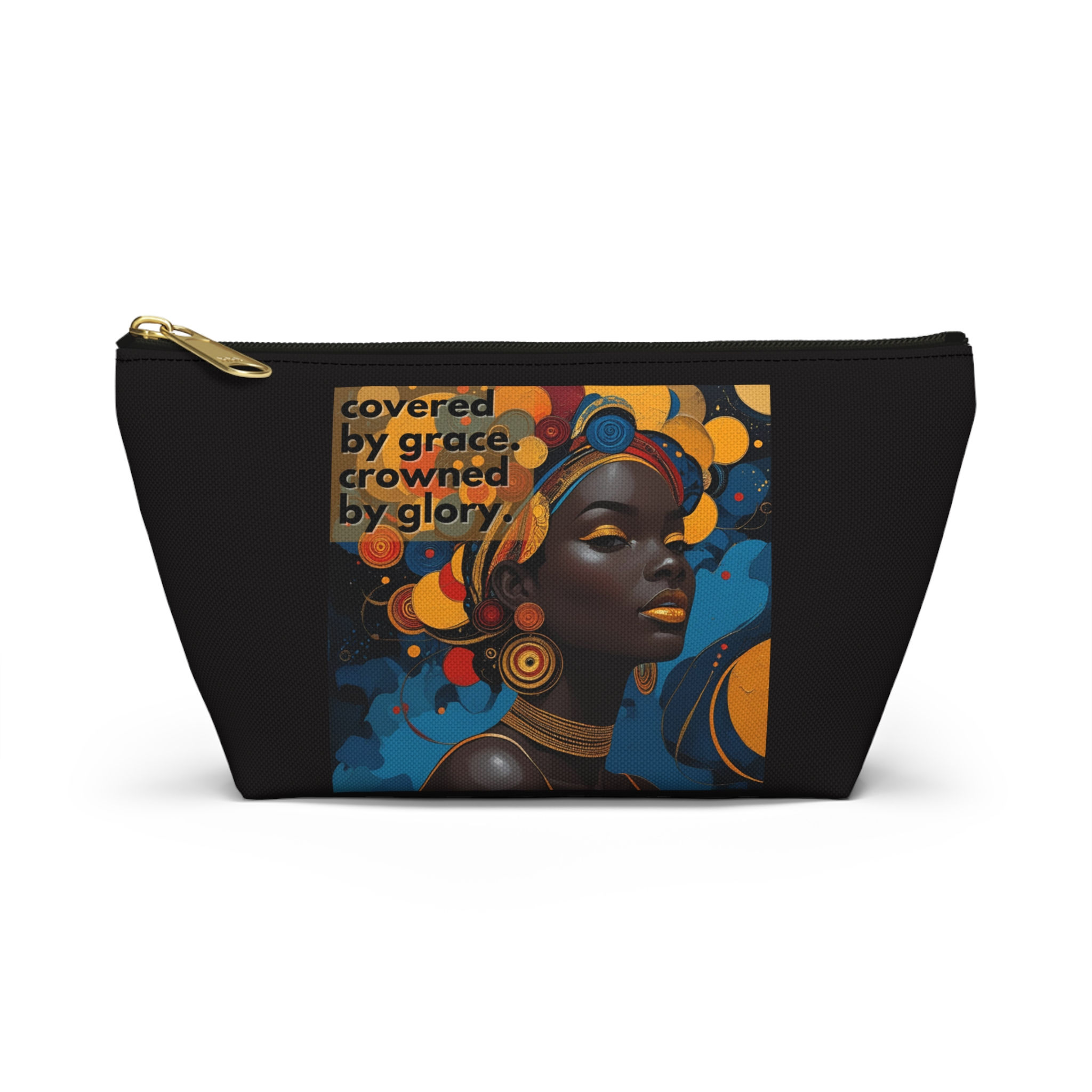 Covered by Grace Cosmetic Pouch — African Queen Makeup Bag