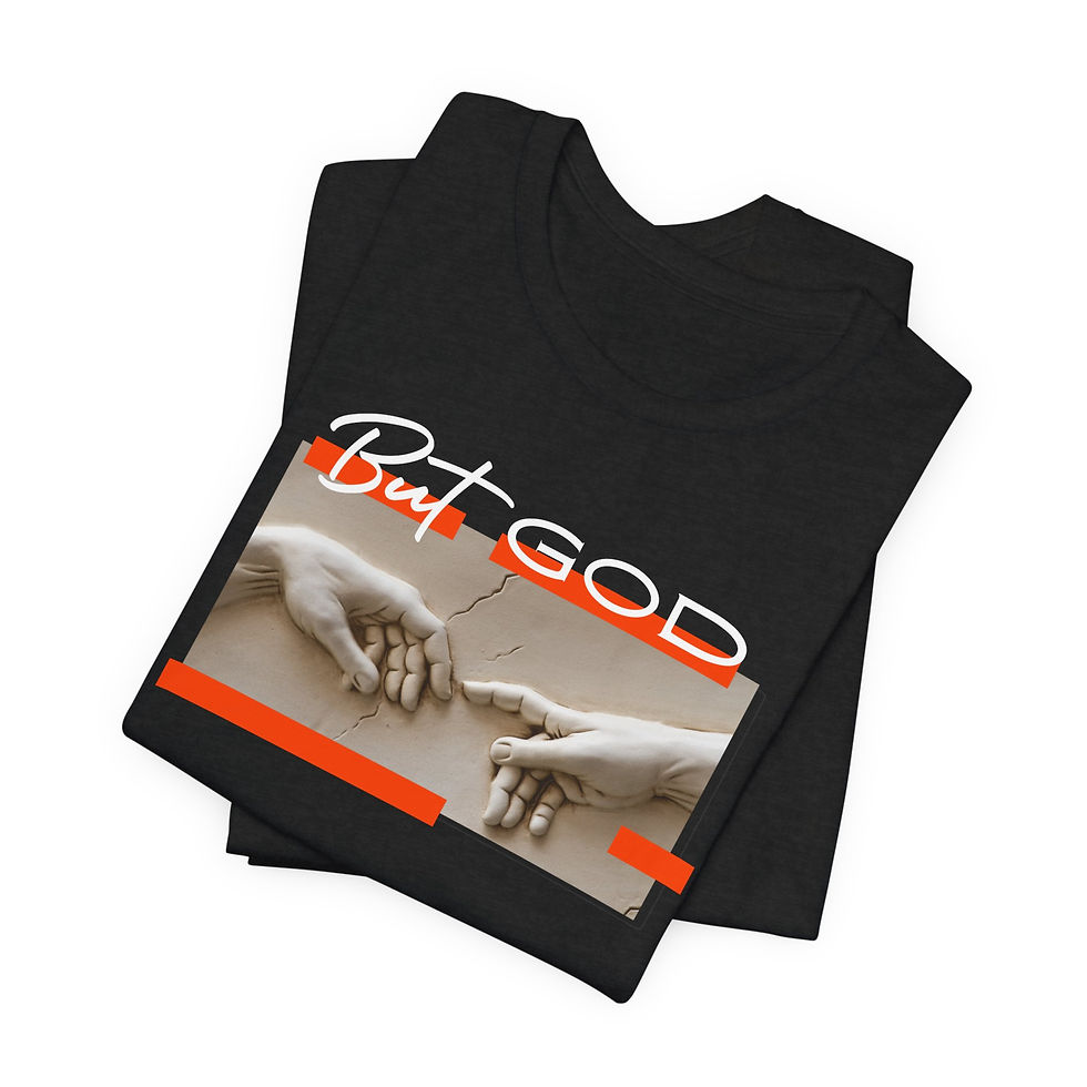 Thumbnail: But God Unisex Jersey Short Sleeve Tee