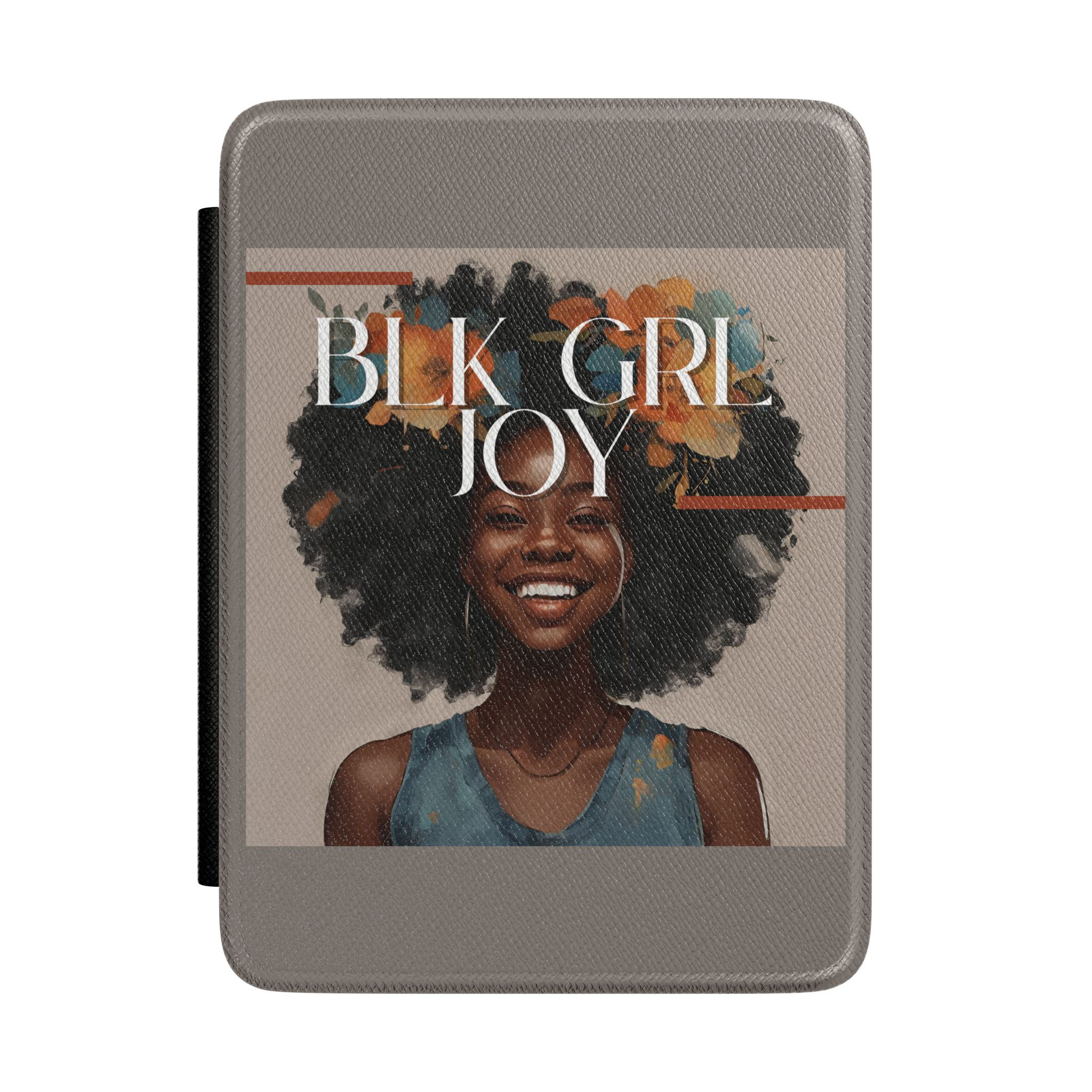 Kindle Case — "Blk Girl Joy" Afrocentric Protective E-Reader Cover