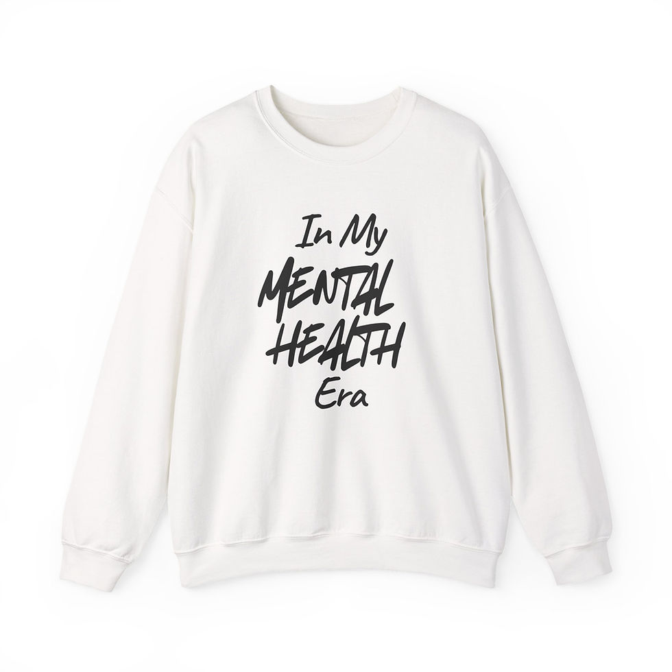 Thumbnail: Mental Health Era Sweatshirt — 'In My Mental Health Era' Crewneck