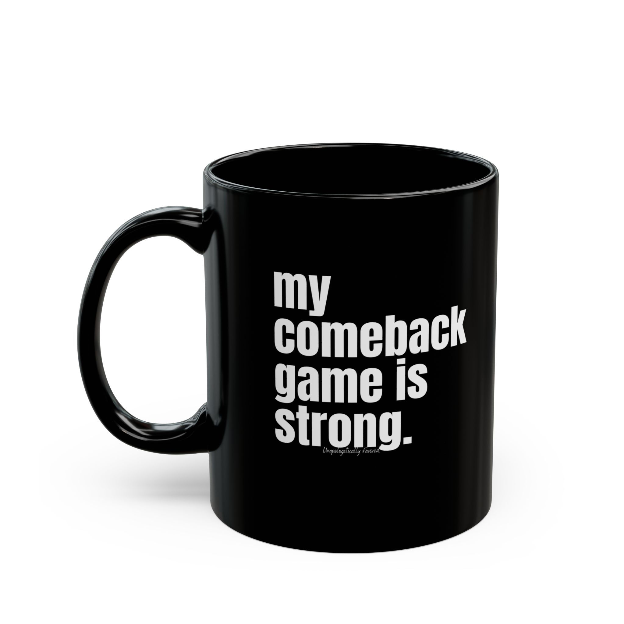 11oz Black Mug