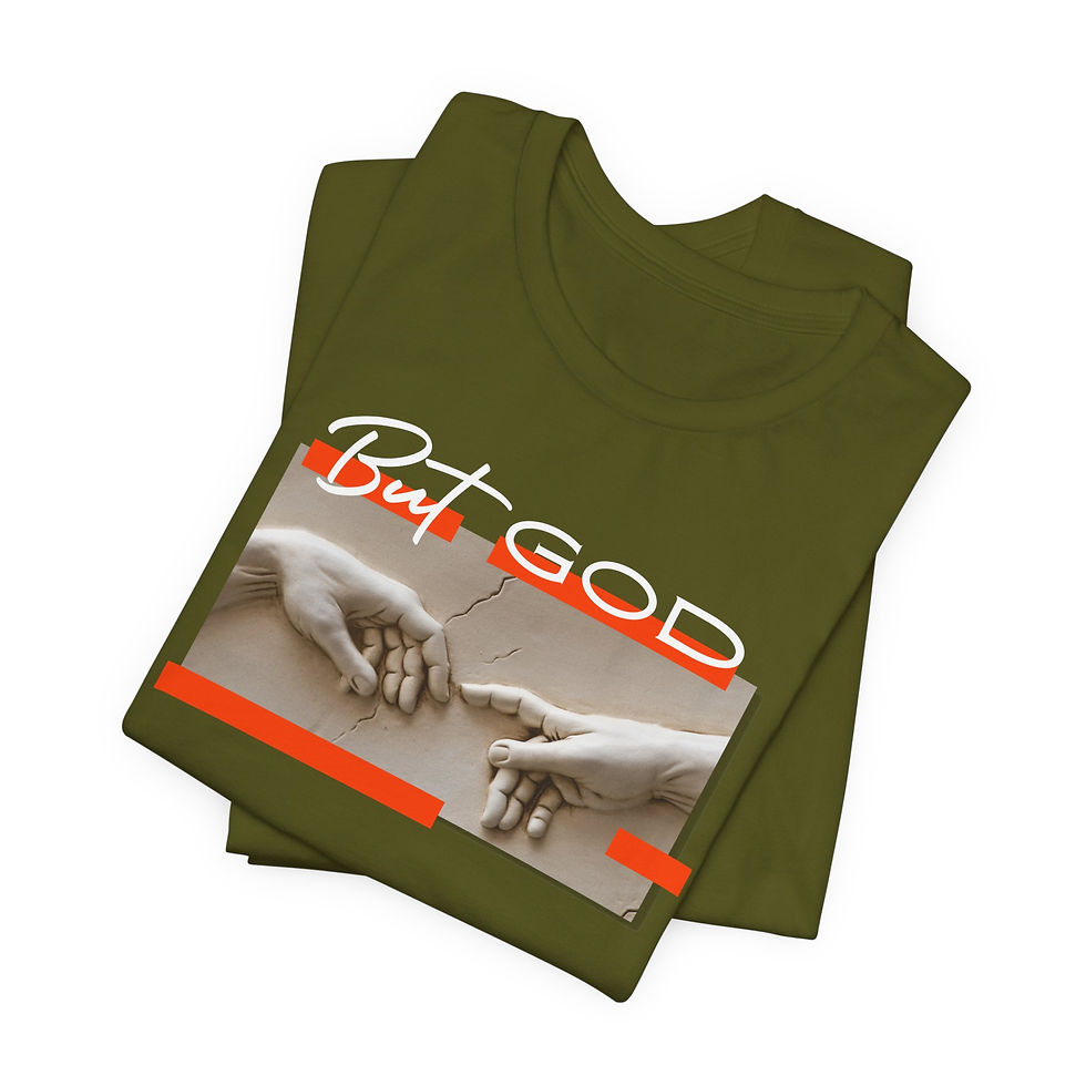 Thumbnail: But God Unisex Jersey Short Sleeve Tee