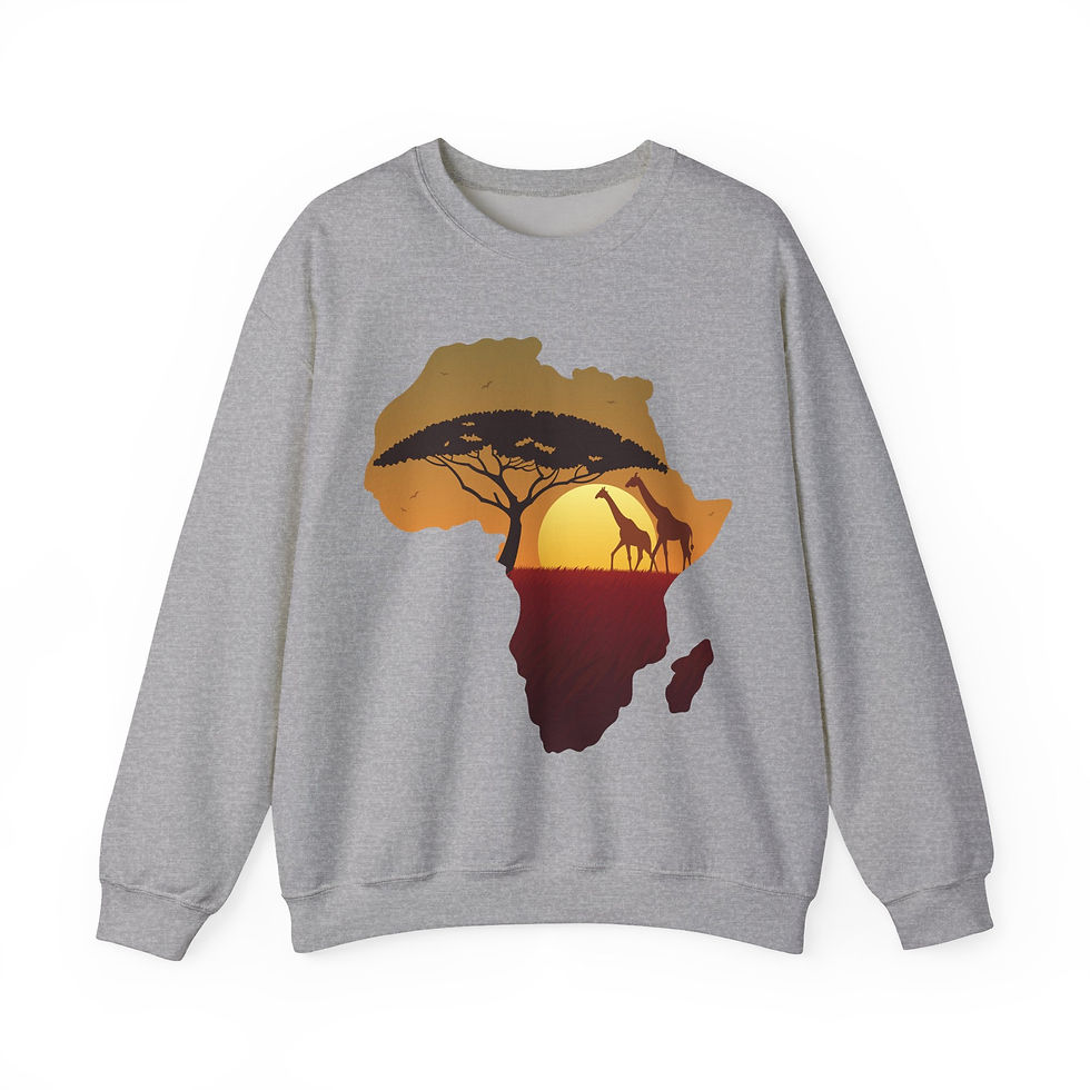 Thumbnail: Africa Unisex Heavy Blend™ Crewneck Sweatshirt