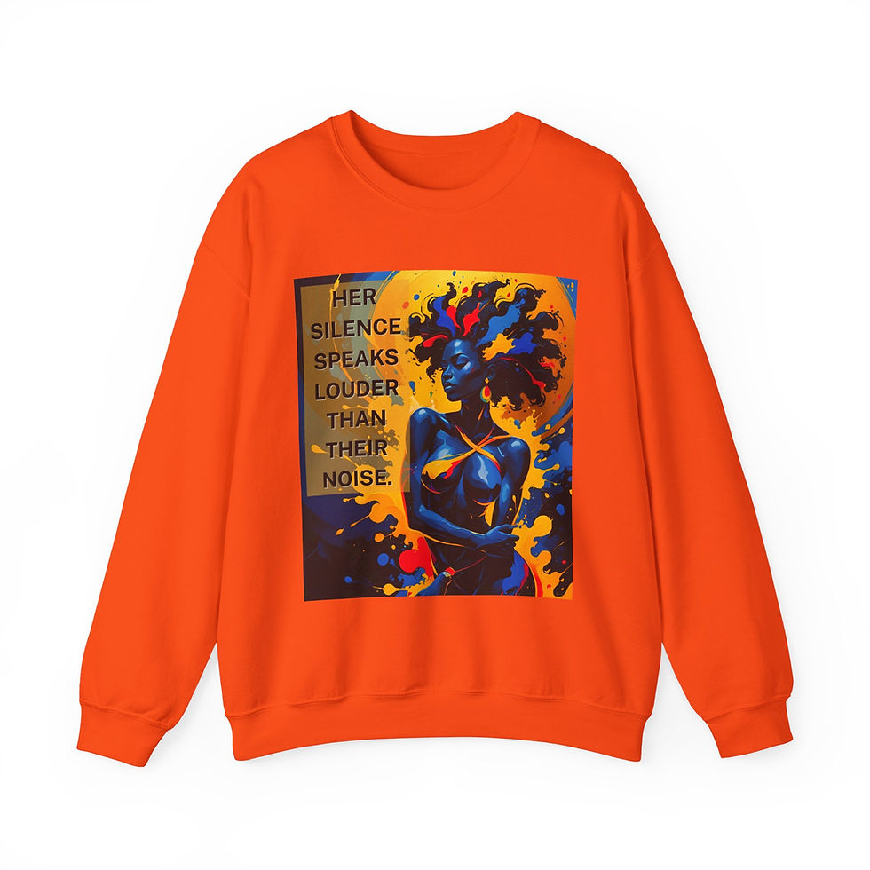 Thumbnail: Empowering Silence, Cozy Unisex Crewneck